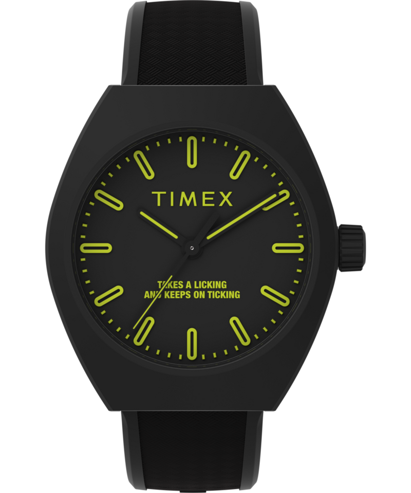 Timex Trend Tonneau 21mm Black Dial Analog Unisex Watch - TW2W42400UJ Watch Timex