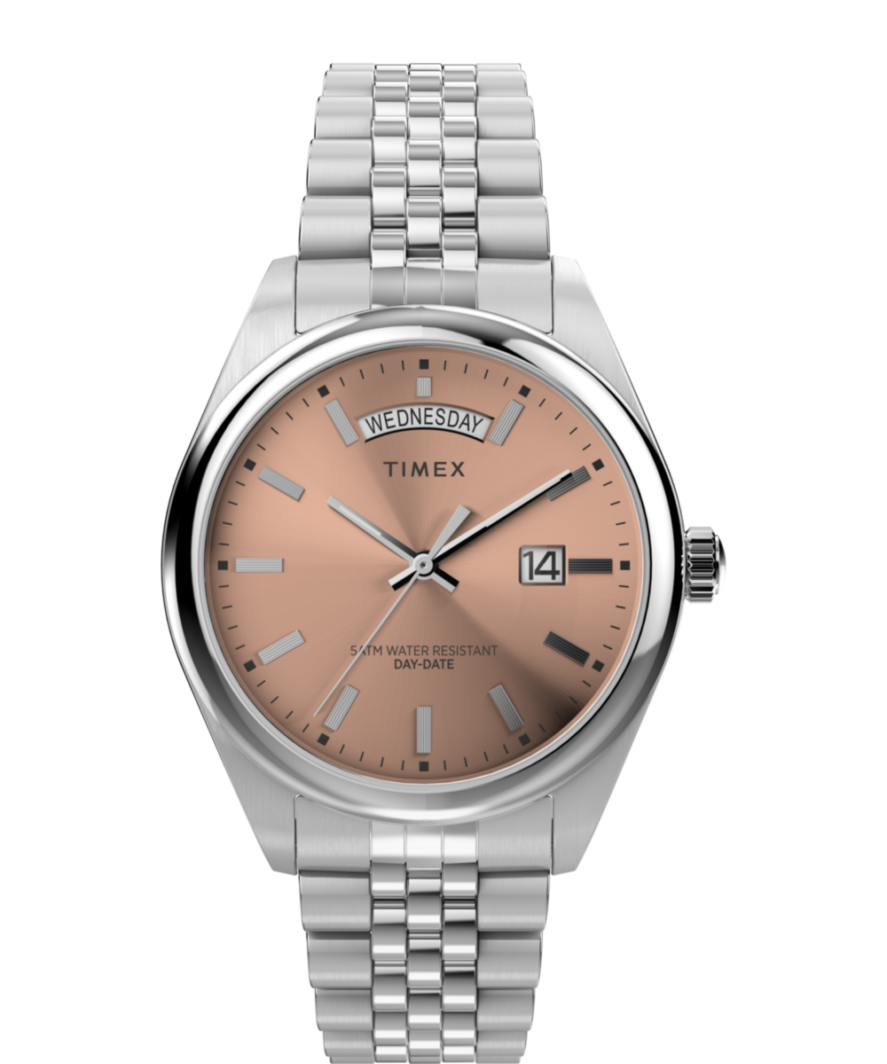 Timex Legacy Round 21mm Pink Dial Analog Men Watch - TW2W42700UJ