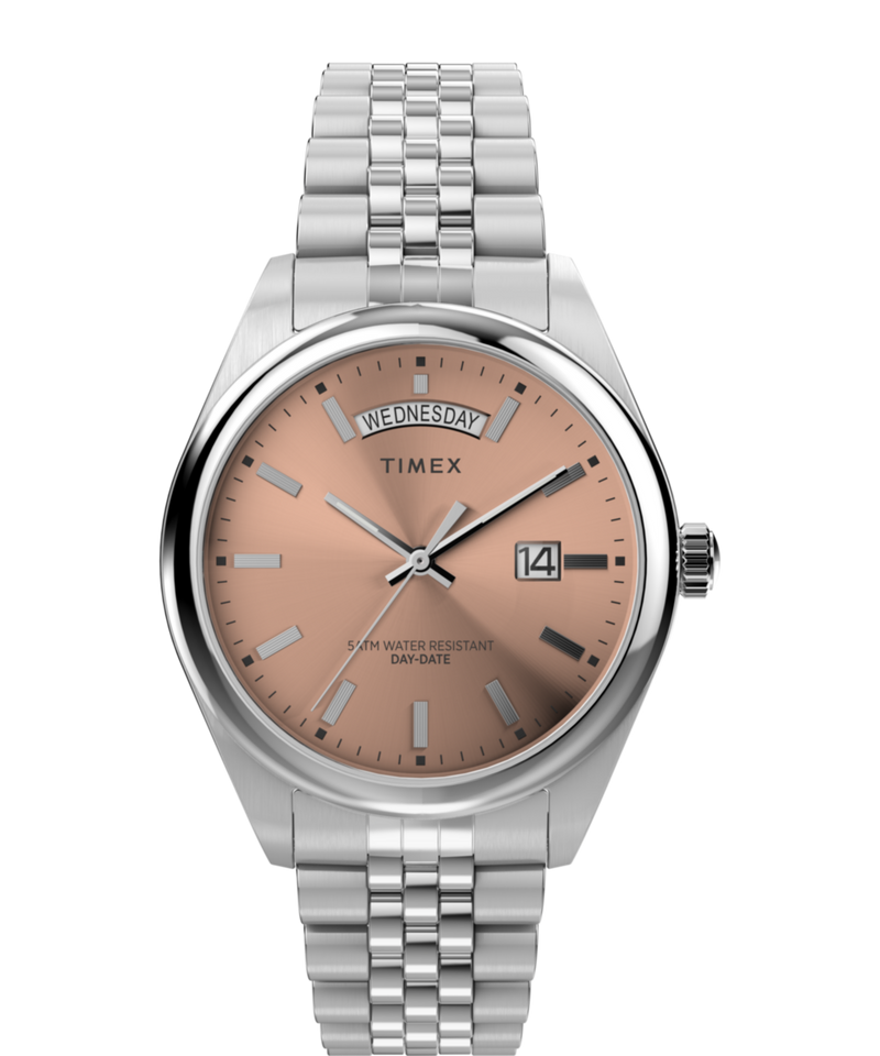 Timex Legacy Round 21mm Pink Dial Analog Men Watch - TW2W42700UJ Watch Timex