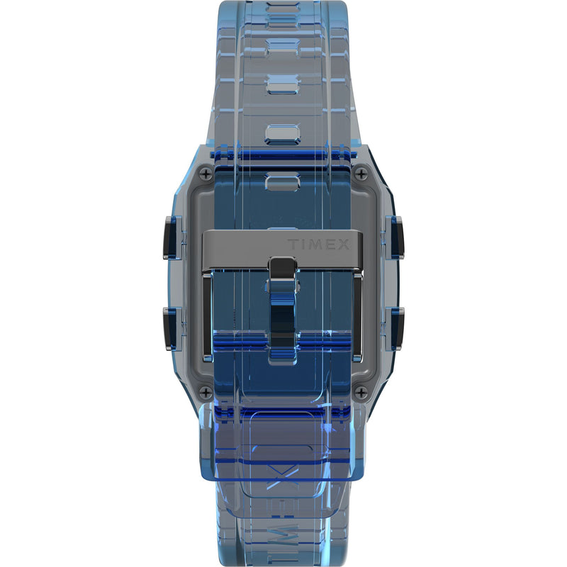 Timex Rectangle 35mm Grey Dial Digital Unisex Watch - TW2W45100UJ Watch Timex