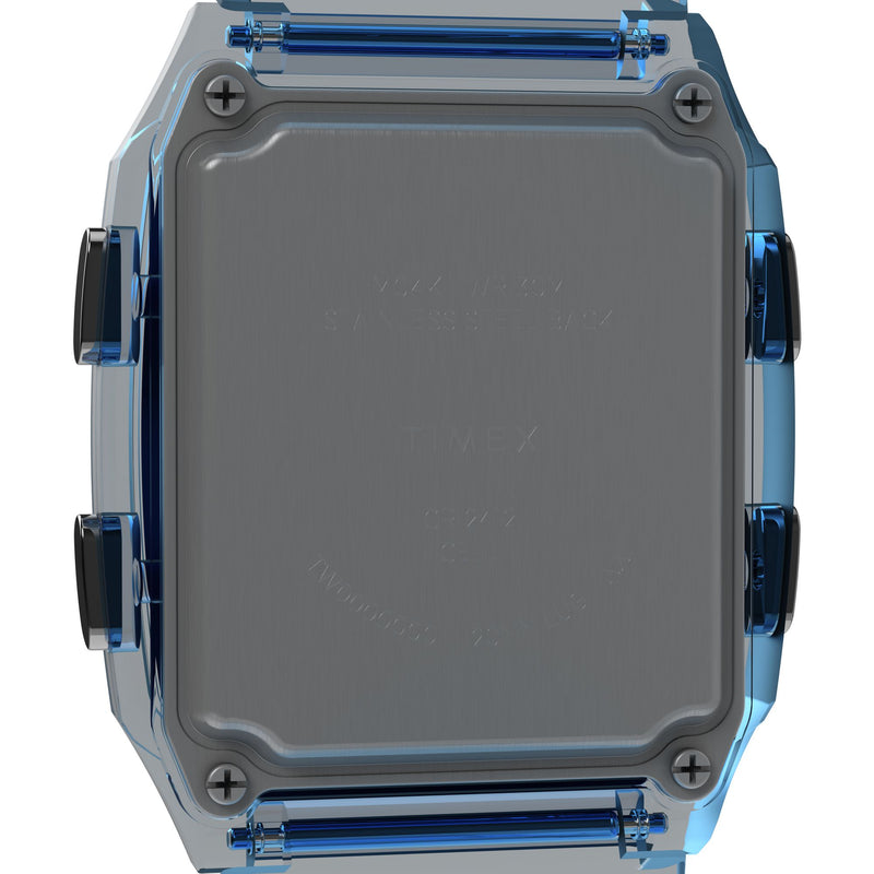 Timex Rectangle 35mm Grey Dial Digital Unisex Watch - TW2W45100UJ Watch Timex