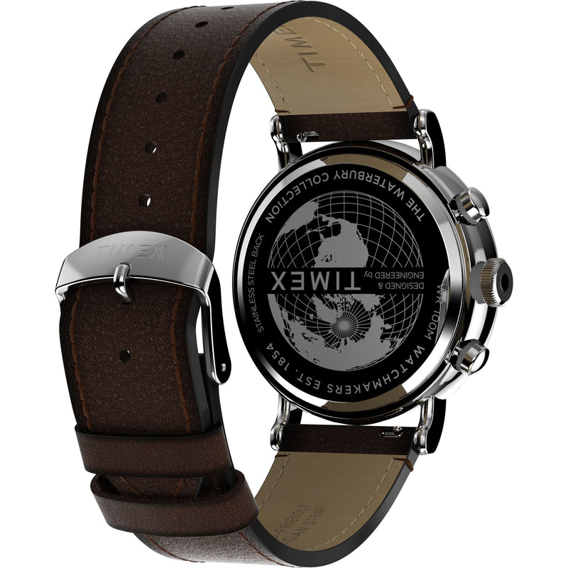 Timex Waterbury Round 21mm Rose Gold Dial Analog Men Watch - TW2W47300UJ Watch Timex