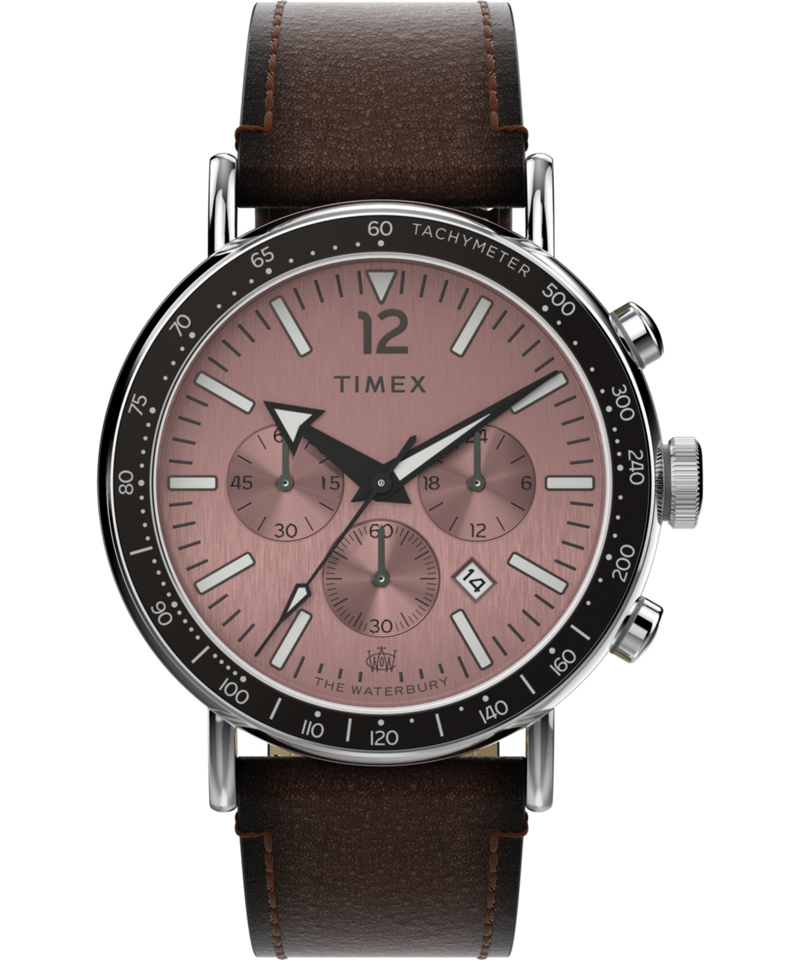 Timex Waterbury Round 21mm Rose Gold Dial Analog Men Watch - TW2W47300UJ Watch Timex