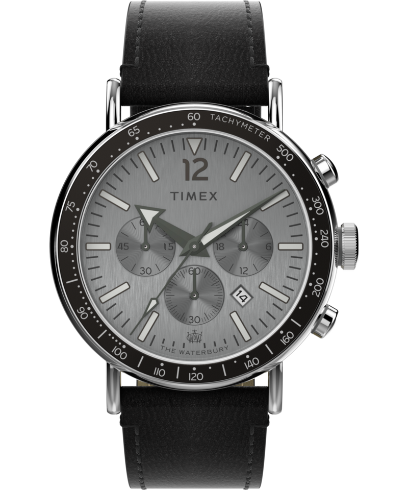 Timex Waterbury Round 21mm Silver Dial Analog Men Watch - TW2W47400UJ Watch Timex