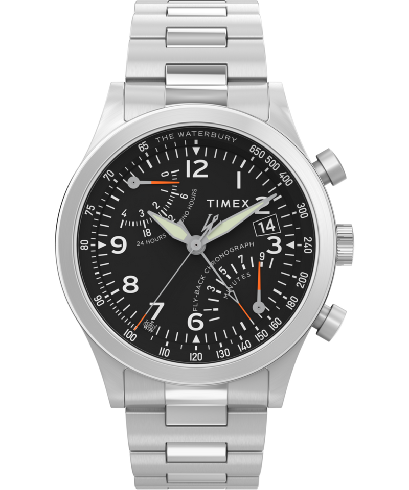 Timex Waterbury Round 21mm Black Dial Analog Men Watch - TW2W47800UJ Watch Timex