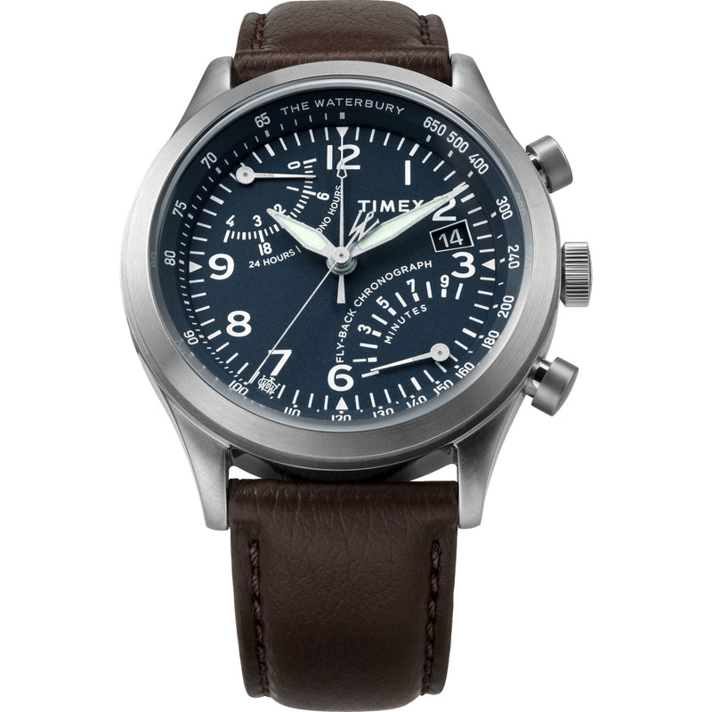 Timex Waterbury Round 21mm Blue Dial Analog Men Watch - TW2W47900UJ Watch Timex