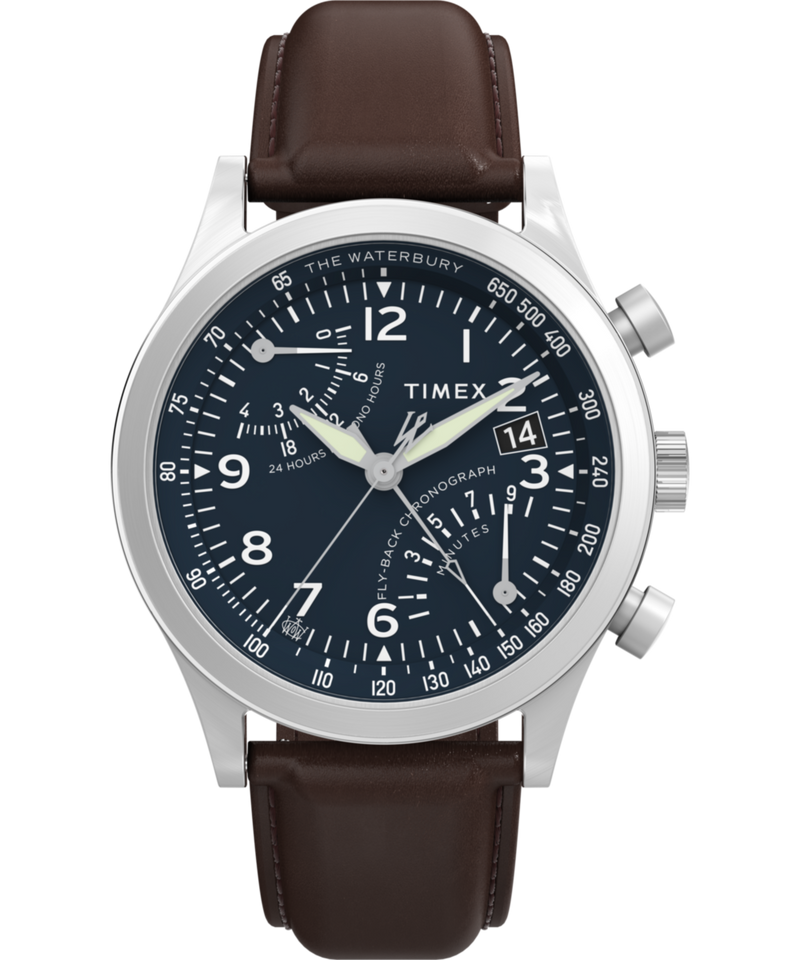 Timex Waterbury Round 21mm Blue Dial Analog Men Watch - TW2W47900UJ Watch Timex