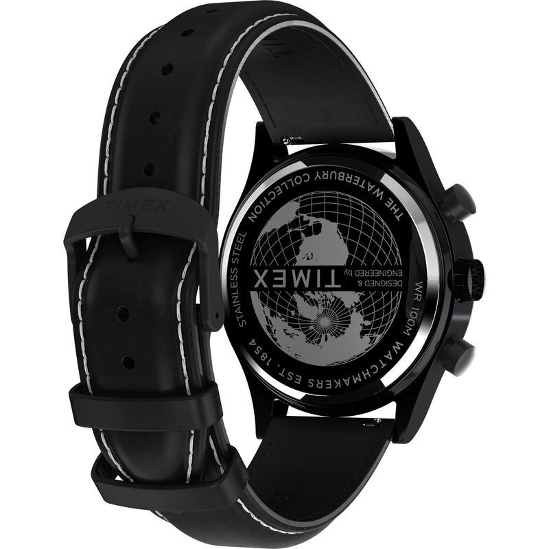 Timex Waterbury Round 21mm Black Dial Analog Men Watch - TW2W48000UJ Watch Timex