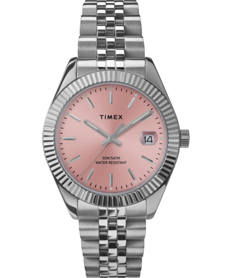 Timex Legacy Round 34mm Pink Dial Analog Women Watch - TW2W49800UJ Watch Timex
