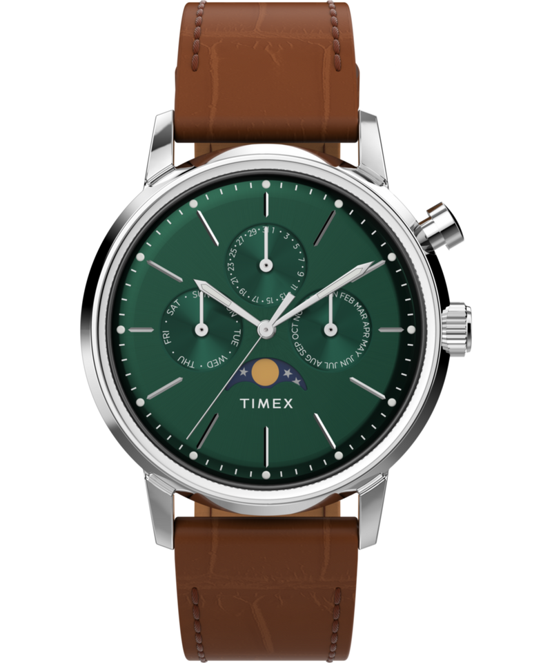 Timex Marlin Round 21mm Green Dial Analog Men Watch - TW2W51000UJ Watch Timex