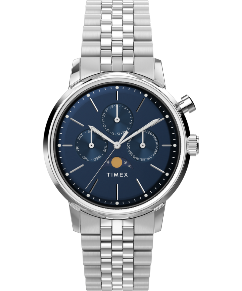 Timex Marlin Round 21mm Blue Dial Analog Men Watch - TW2W51300UJ Watch Timex