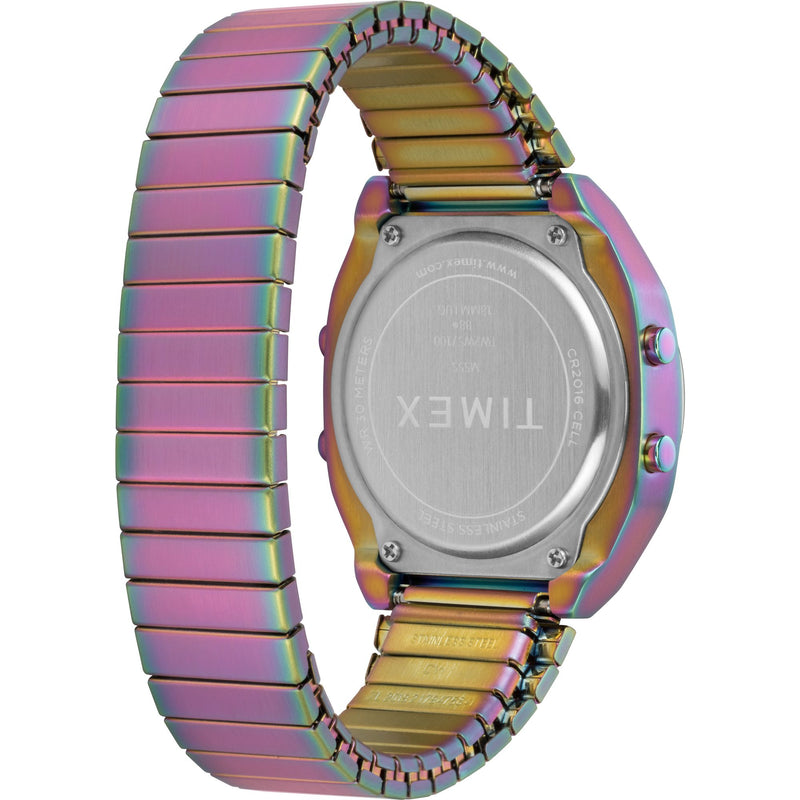 Timex 80 Square 36mm Blue Dial Digital Women Watch - TW2W57100UJ Watch Timex