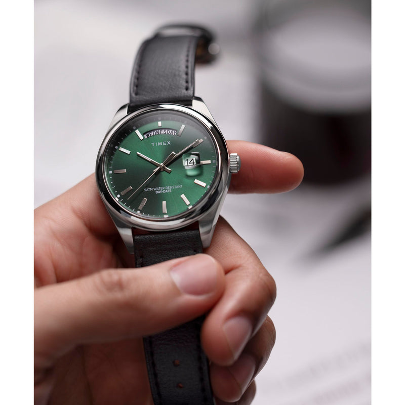 Timex Legacy Round 21mm Green Dial Analog Men Watch - TW2W57300UJ Watch Timex
