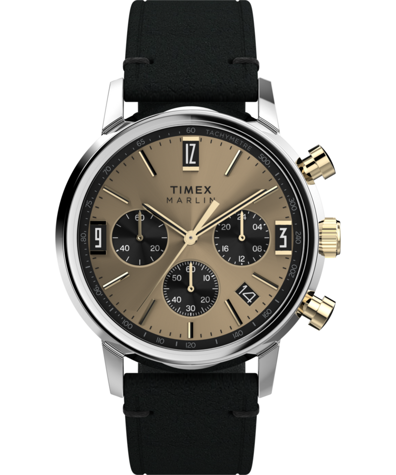 Timex Marlin Round 21mm Champagne Dial Analog Men Watch - TW2W60300UJ Watch Timex