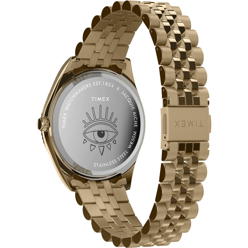 Timex Jacquie Aiche Round 21mm Red Dial Analog Women Watch - TW2W63200X6 Watch Timex