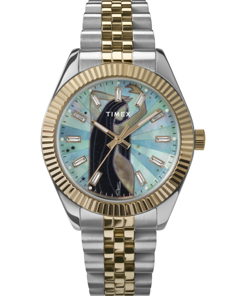 Timex Jacquie Aiche Round 21mm Multicolor Dial Analog Women Watch - TW2W63600X6 Watch Timex