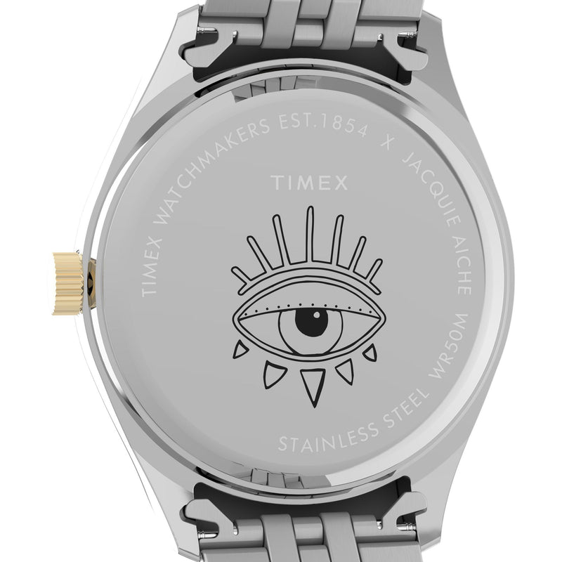 Timex Jacquie Aiche Round 21mm Multicolor Dial Analog Women Watch - TW2W63700X6 Watch Timex