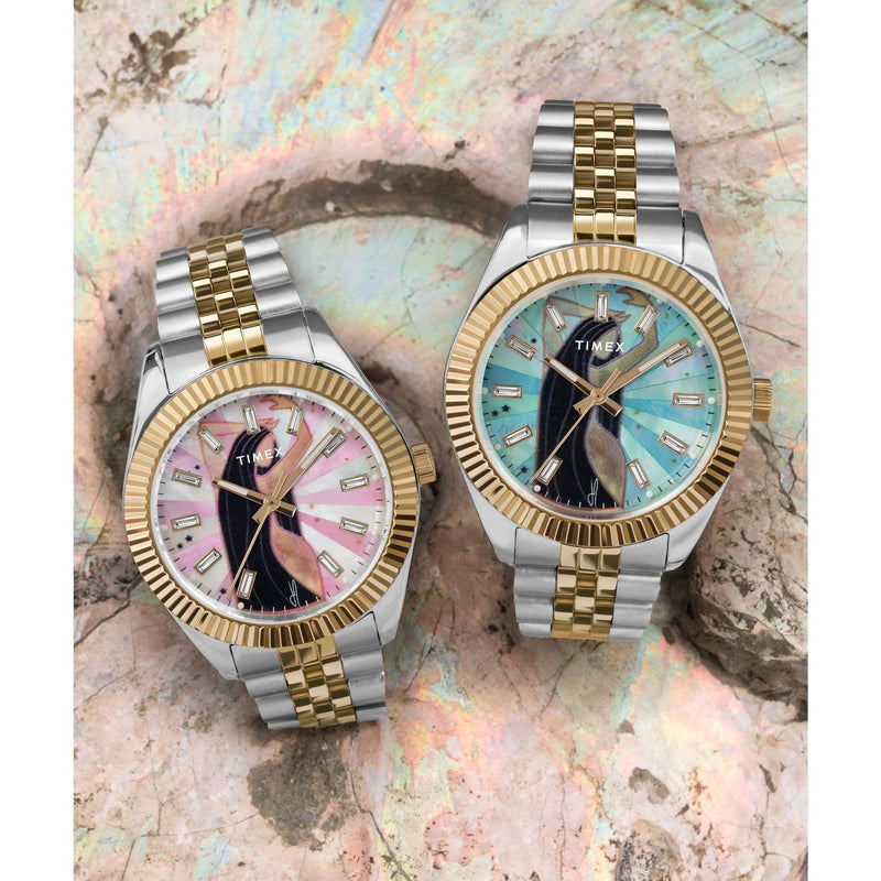 Timex Jacquie Aiche Round 21mm Multicolor Dial Analog Women Watch - TW2W63700X6 Watch Timex