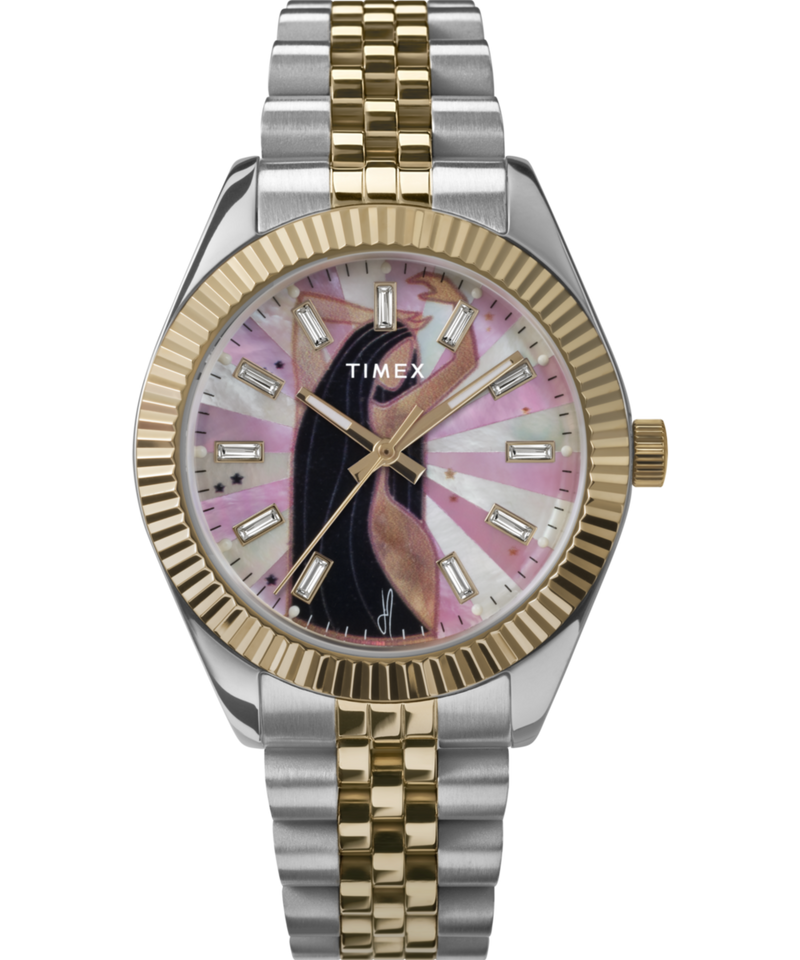 Timex Jacquie Aiche Round 21mm Multicolor Dial Analog Women Watch - TW2W63700X6 Watch Timex