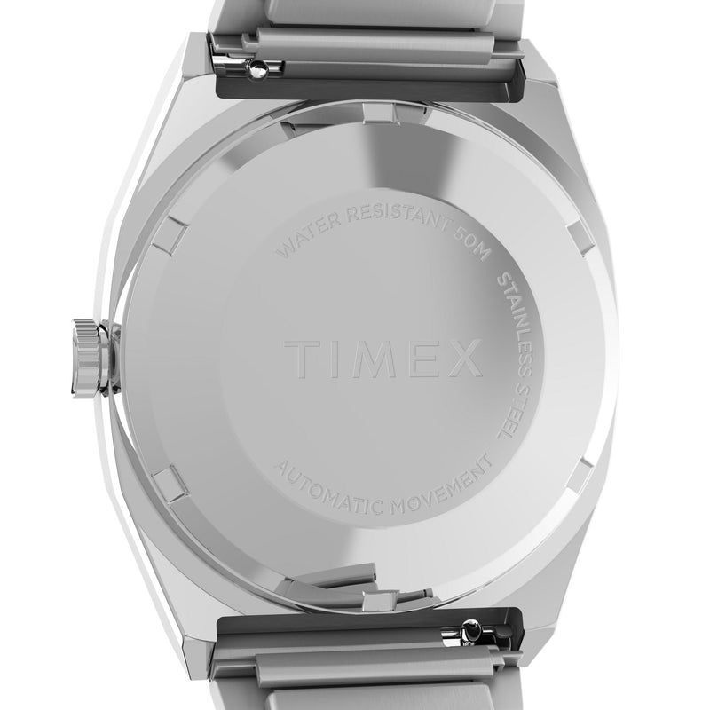 Timex Reissue Square 34mm Silver Dial Mechanical Automatic Men Watch - TW2W70800UJ Watch Timex