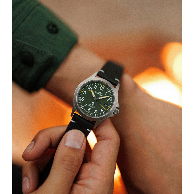 Timex Expedition Round 21mm Green Dial Analog Men Watch - TW2W78100UJ Watch Timex