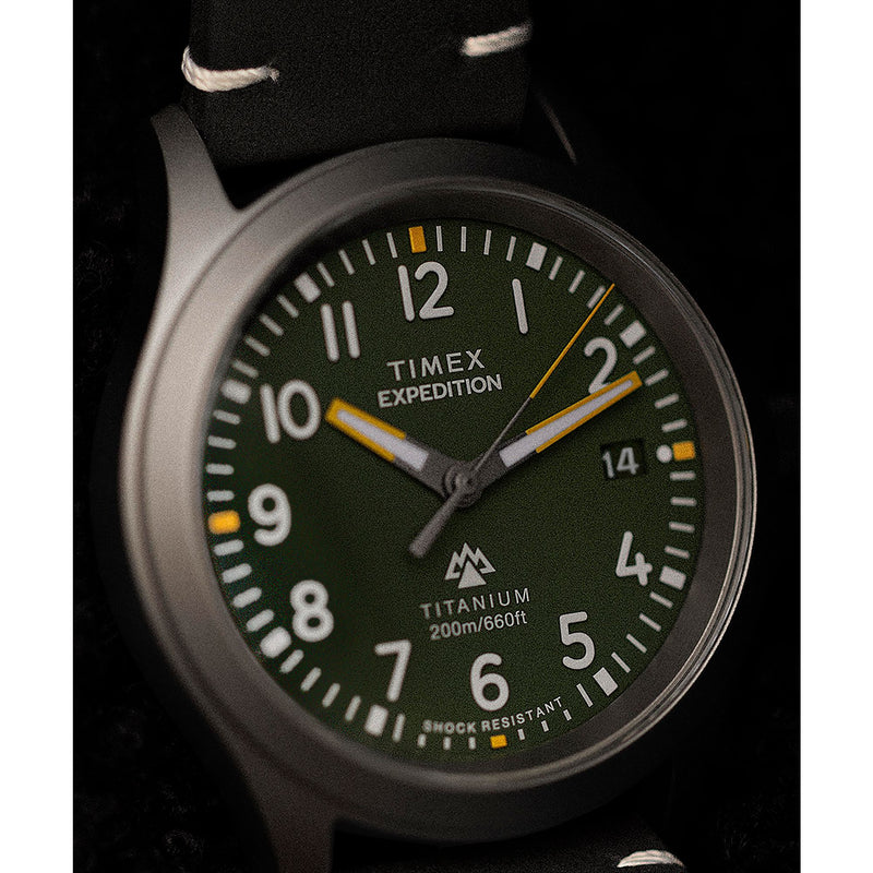 Timex Expedition Round 21mm Green Dial Analog Men Watch - TW2W78100UJ Watch Timex