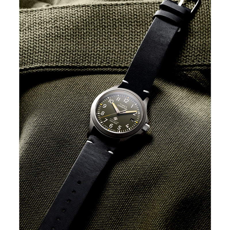 Timex Expedition Round 21mm Green Dial Analog Men Watch - TW2W78100UJ Watch Timex
