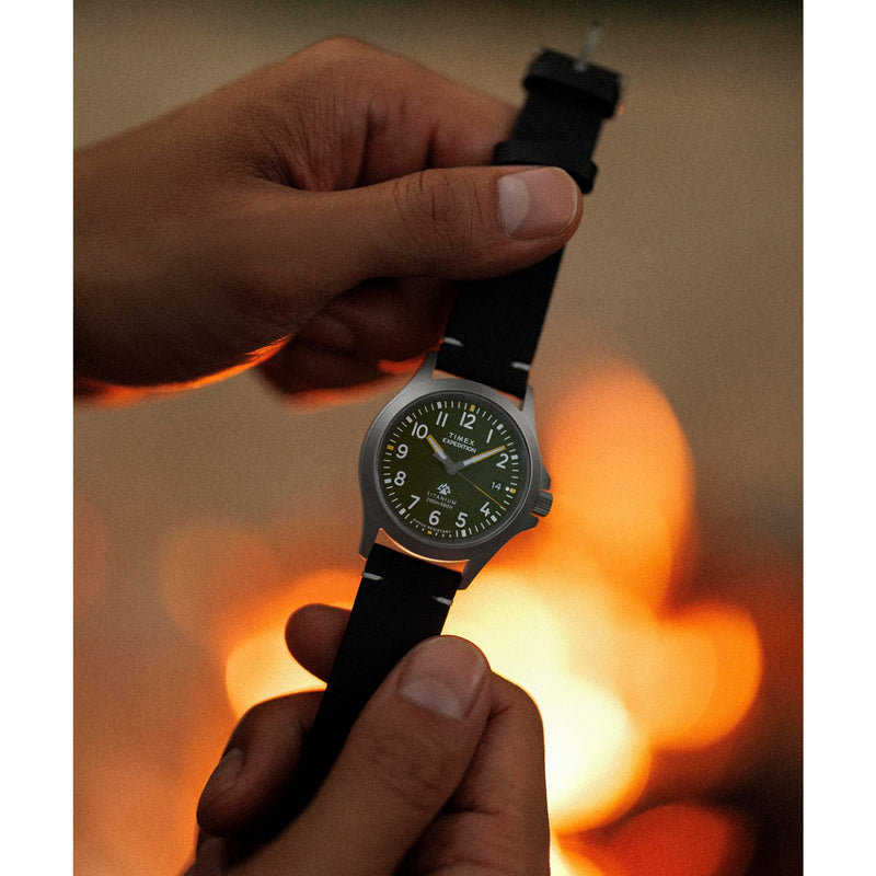 Timex Expedition Round 21mm Green Dial Analog Men Watch - TW2W78100UJ Watch Timex