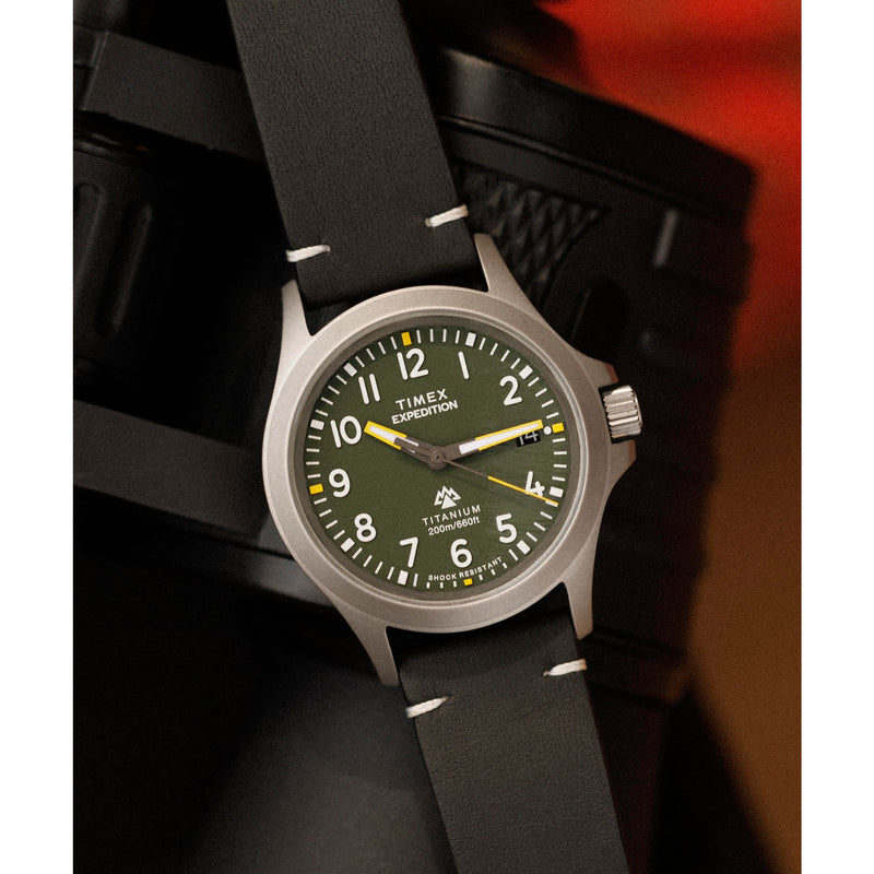 Timex Expedition Round 21mm Green Dial Analog Men Watch - TW2W78100UJ Watch Timex