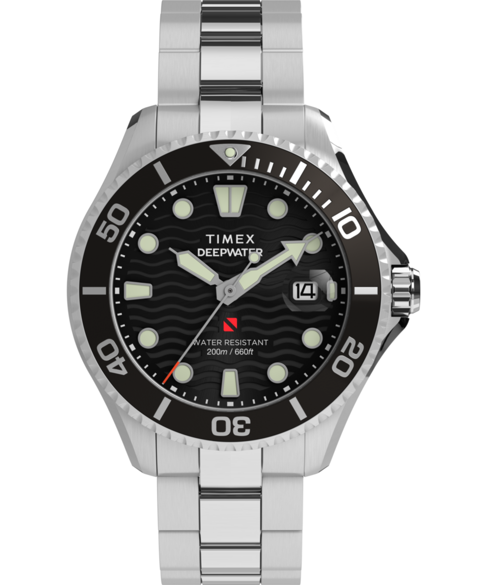 Timex Waterbury Round 21mm Black Dial Analog Men Watch - TW2W82000UJ