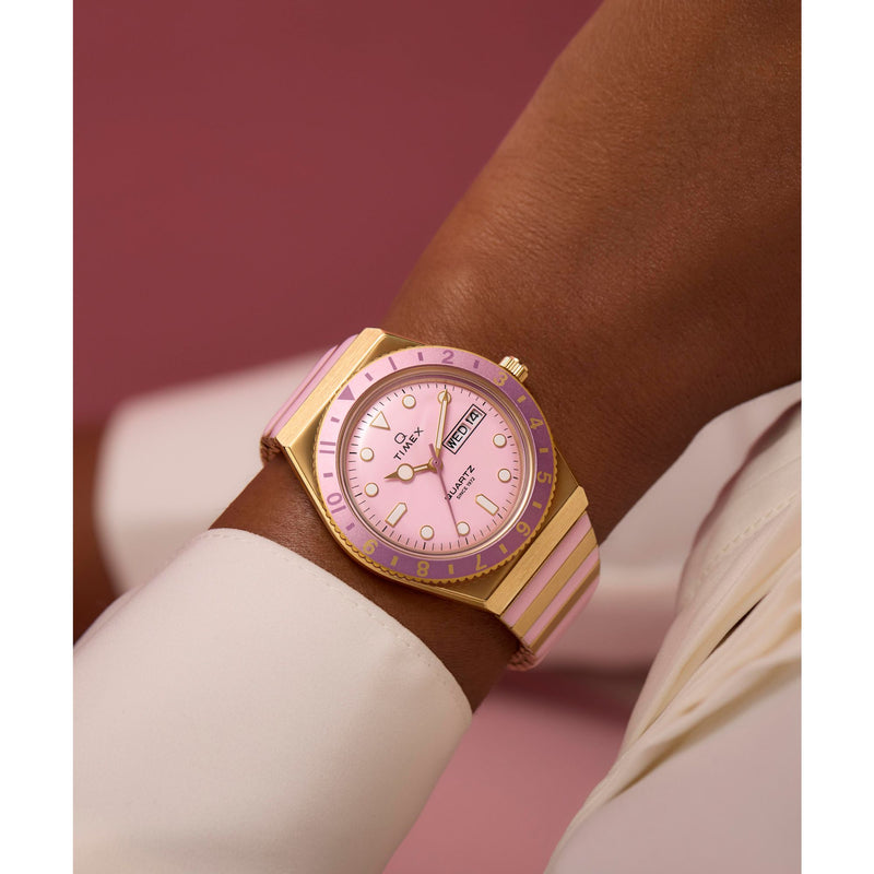 Timex Diver Inspired Round 21mm Pink Dial Analog Women Watch - TW2W87600UJ Watch Timex