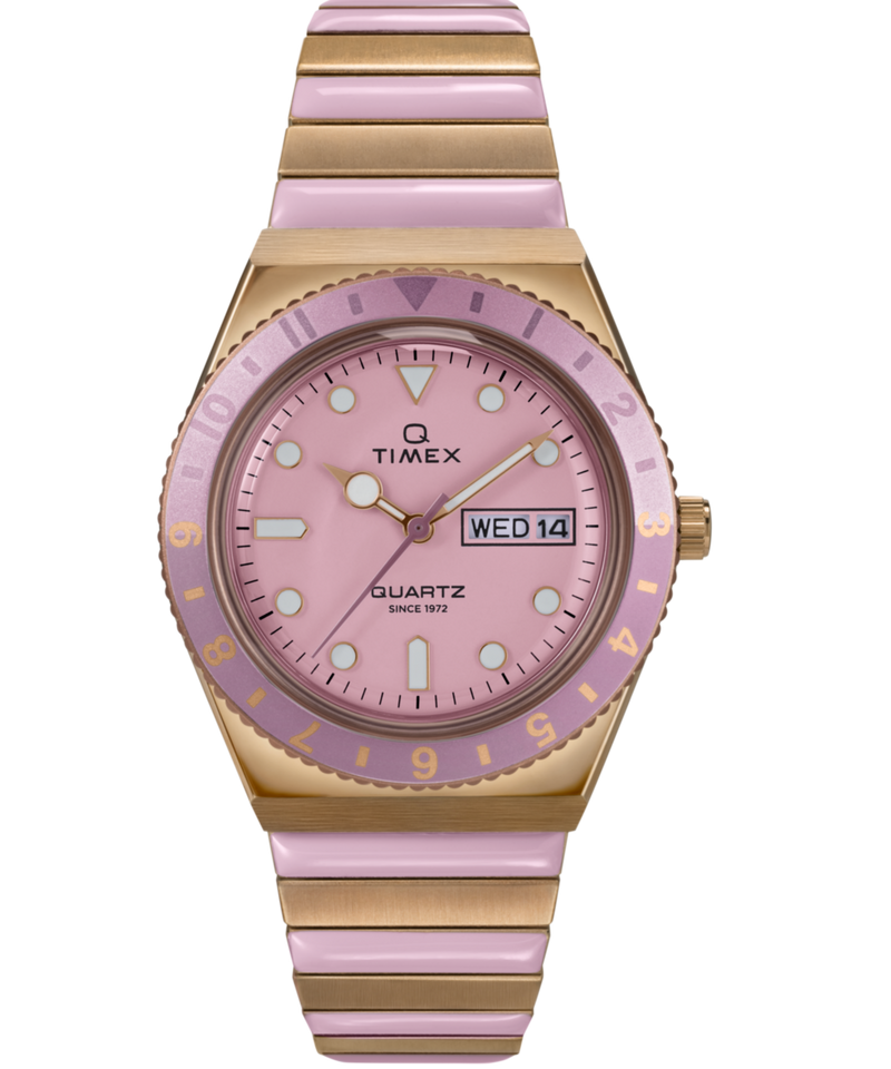 Timex Diver Inspired Round 21mm Pink Dial Analog Women Watch - TW2W87600UJ Watch Timex
