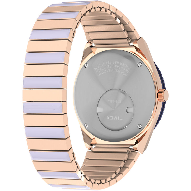 Timex Diver Inspired Round 21mm Purple Dial Analog Women Watch - TW2W87700UJ Watch Timex