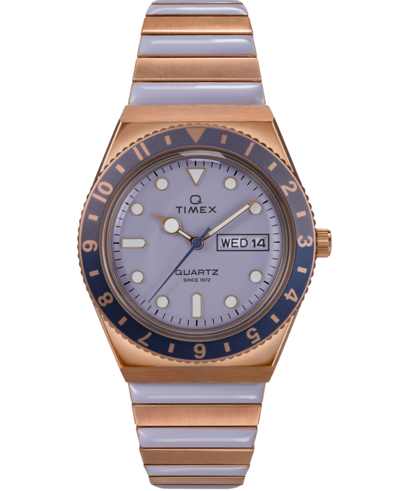 Timex Diver Inspired Round 21mm Purple Dial Analog Women Watch - TW2W87700UJ Watch Timex