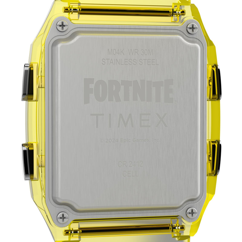 Timex Q Square 21mm Grey Dial Digital Men Watch - TW2W96600X6 Watch Timex