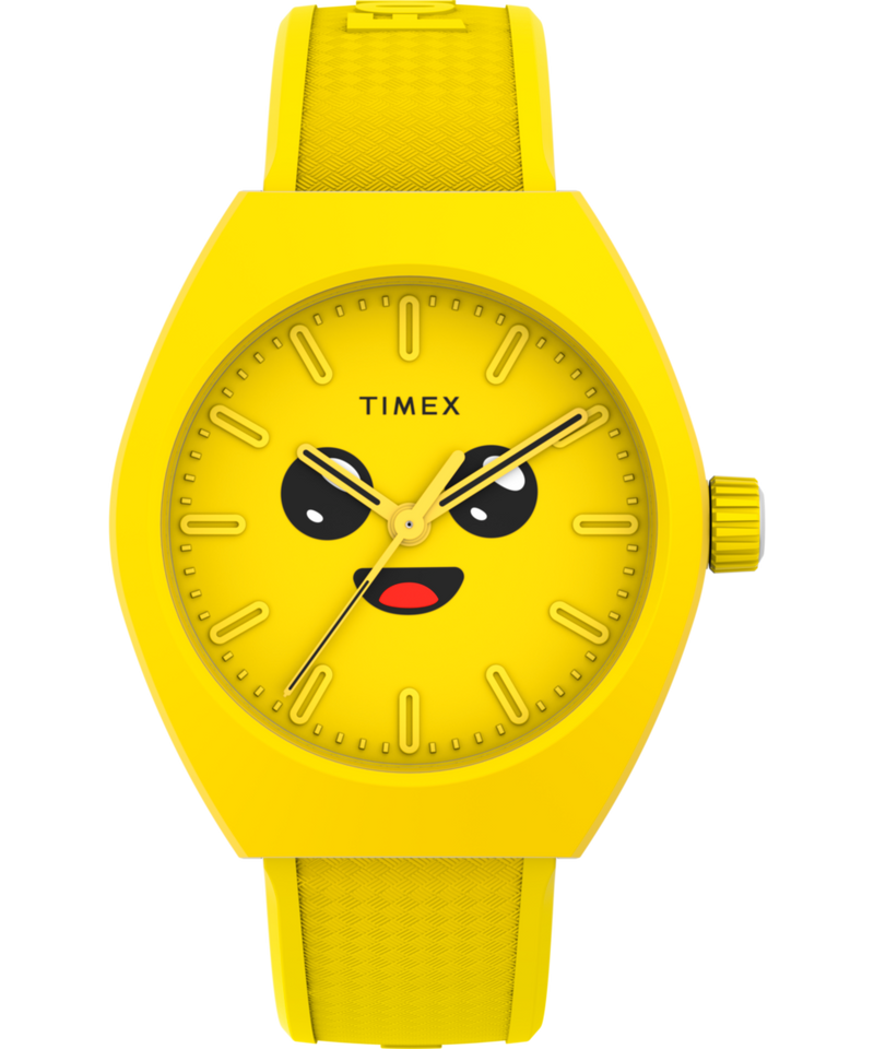 Timex Tonneau 21mm Yellow Dial Analog Men Watch - TW2W96700X6 Watch Timex