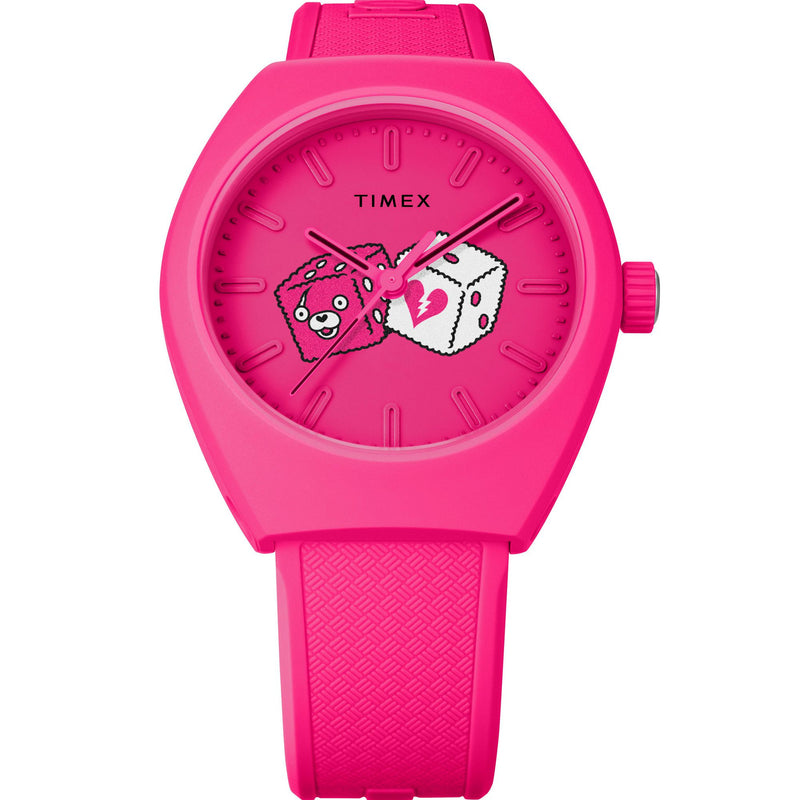 Timex Tonneau 21mm Pink Dial Analog Men Watch - TW2W96800X6 Watch Timex