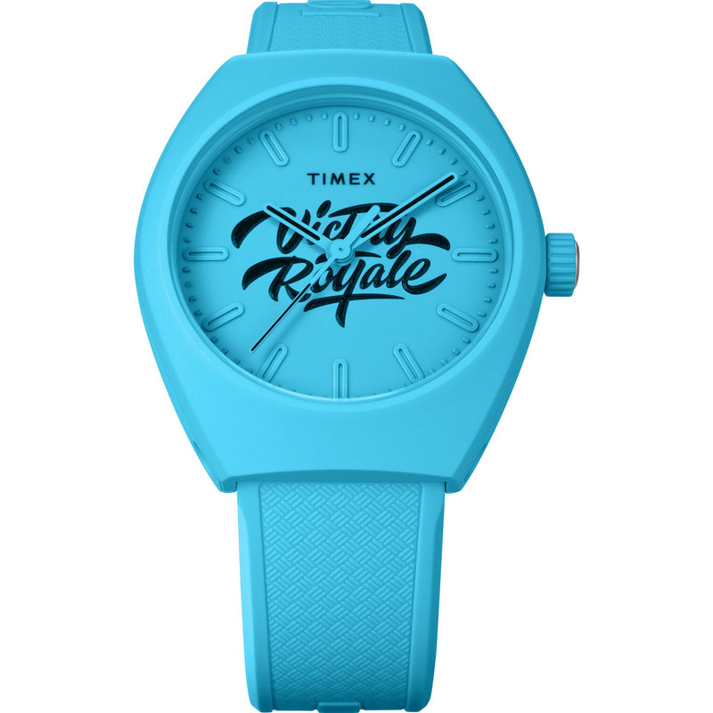 Timex Tonneau 21mm Blue Dial Analog Men Watch - TW2W96900X6 Watch Timex
