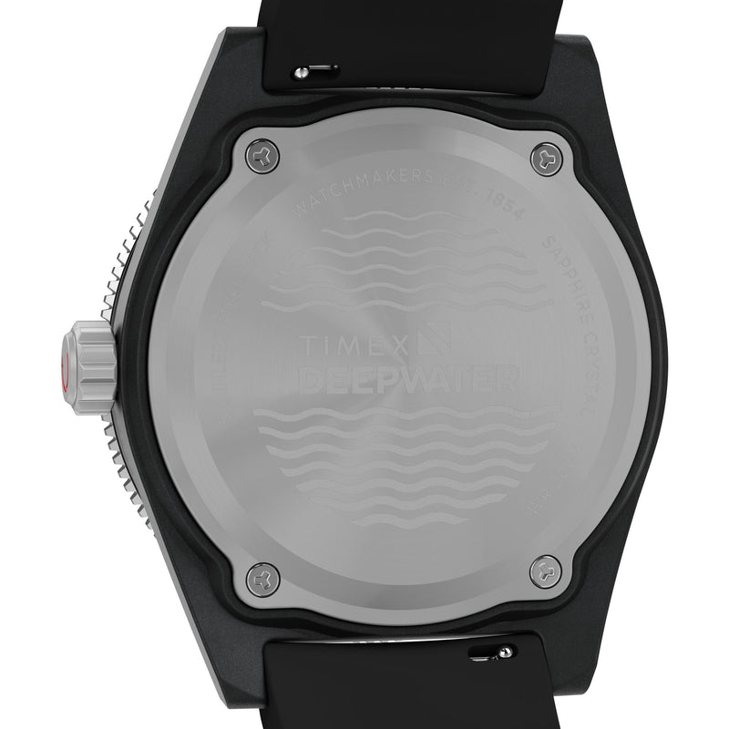 Timex Deepwater Round 43mm Black Dial Analog Men Watch - TW2Y02200UJ Watch Timex