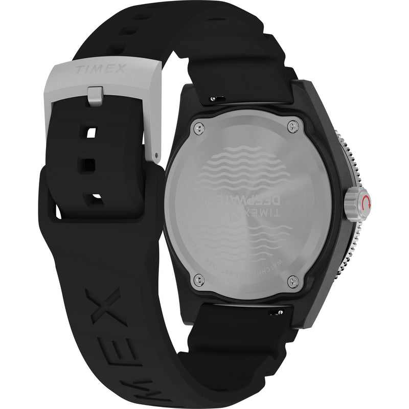 Timex Deepwater Round 43mm Black Dial Analog Men Watch - TW2Y02200UJ Watch Timex