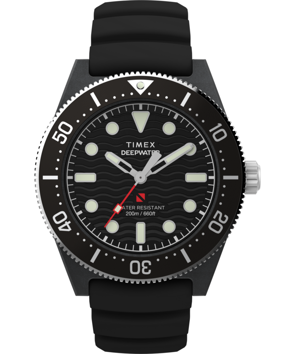 Timex Deepwater Round 43mm Black Dial Analog Men Watch - TW2Y02200UJ