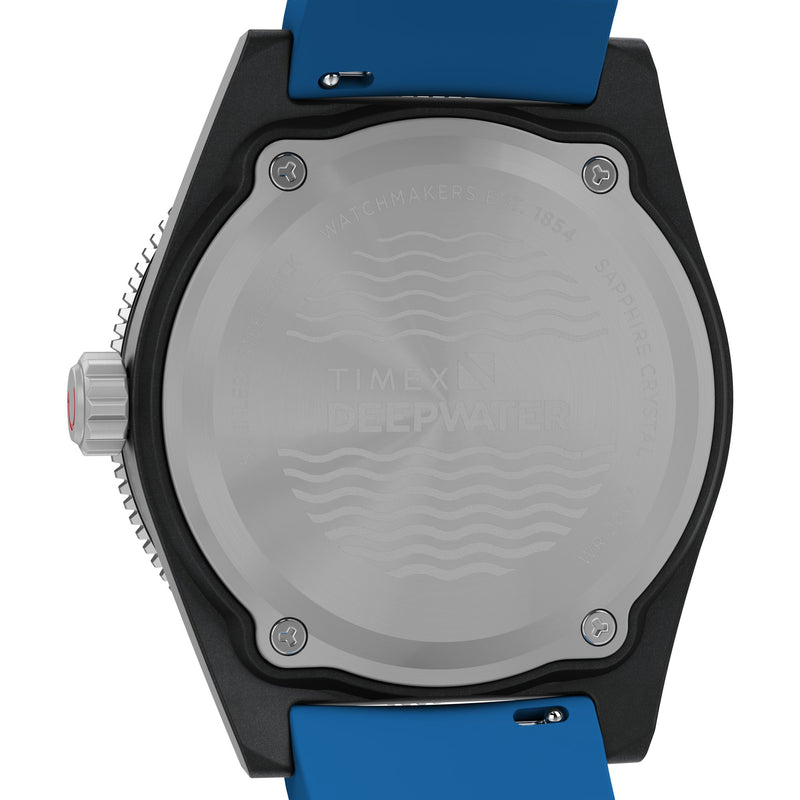 Timex Deepwater Round 43mm Black Dial Analog Men Watch - TW2Y02500UJ Watch Timex