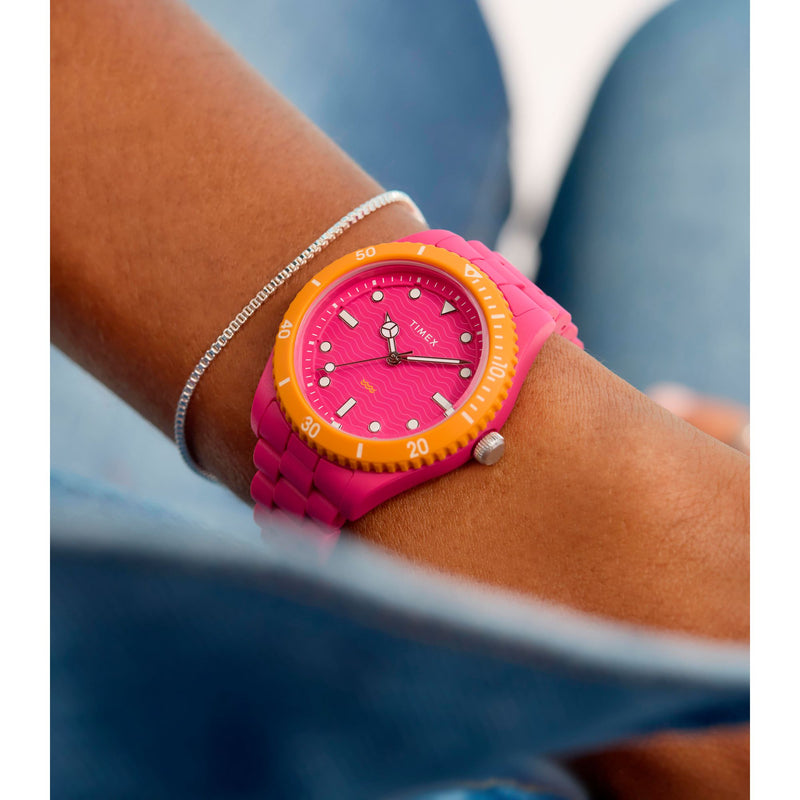 Timex Legacy Round 21mm Pink Dial Analog Women Watch - TW2Y04600UJ Watch Timex
