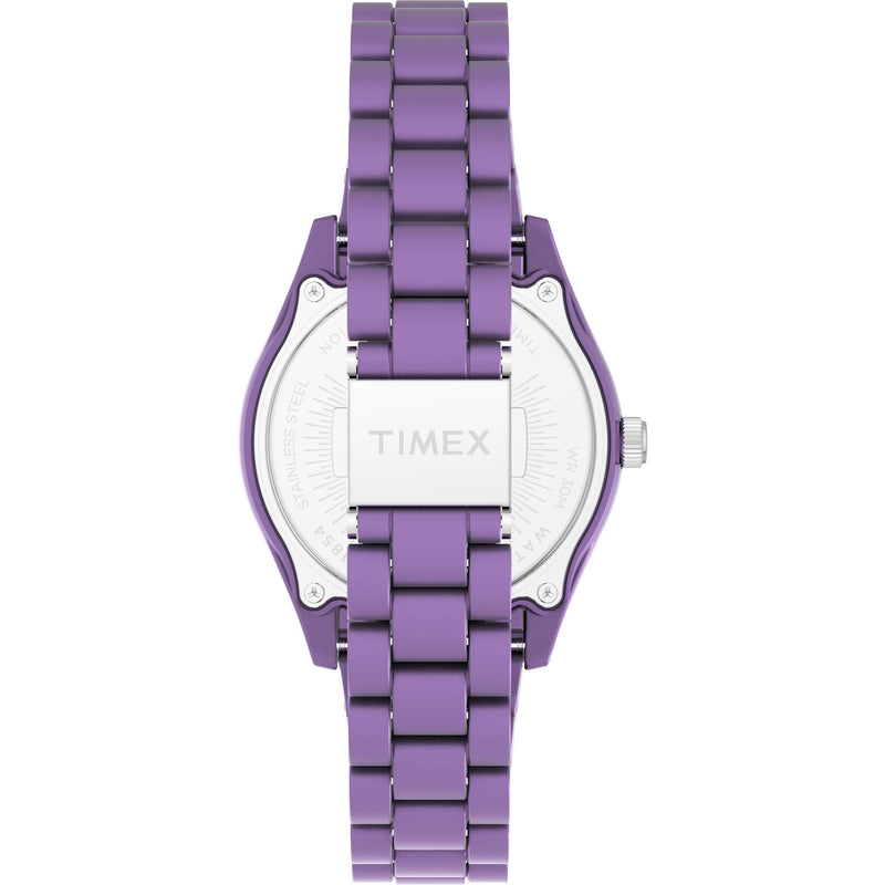 Timex Legacy Round 21mm Purple Dial Analog Women Watch - TW2Y04800UJ Watch Timex