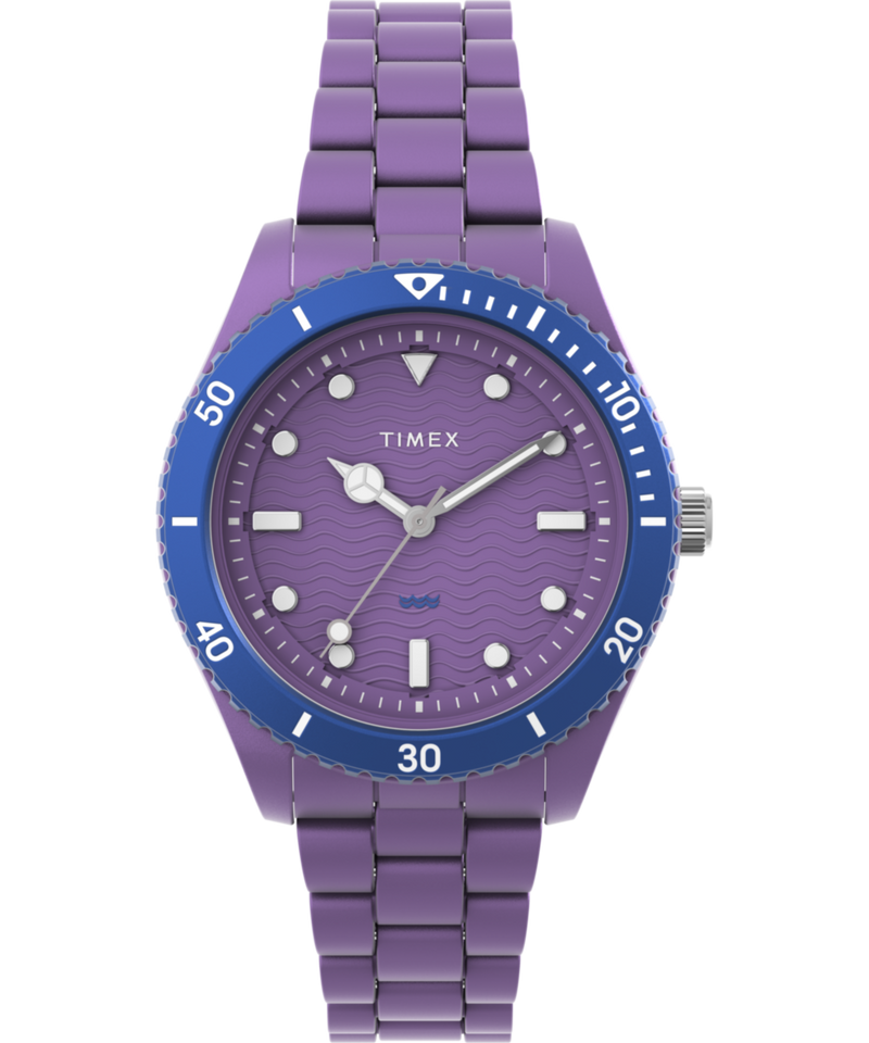 Timex Legacy Round 21mm Purple Dial Analog Women Watch - TW2Y04800UJ Watch Timex