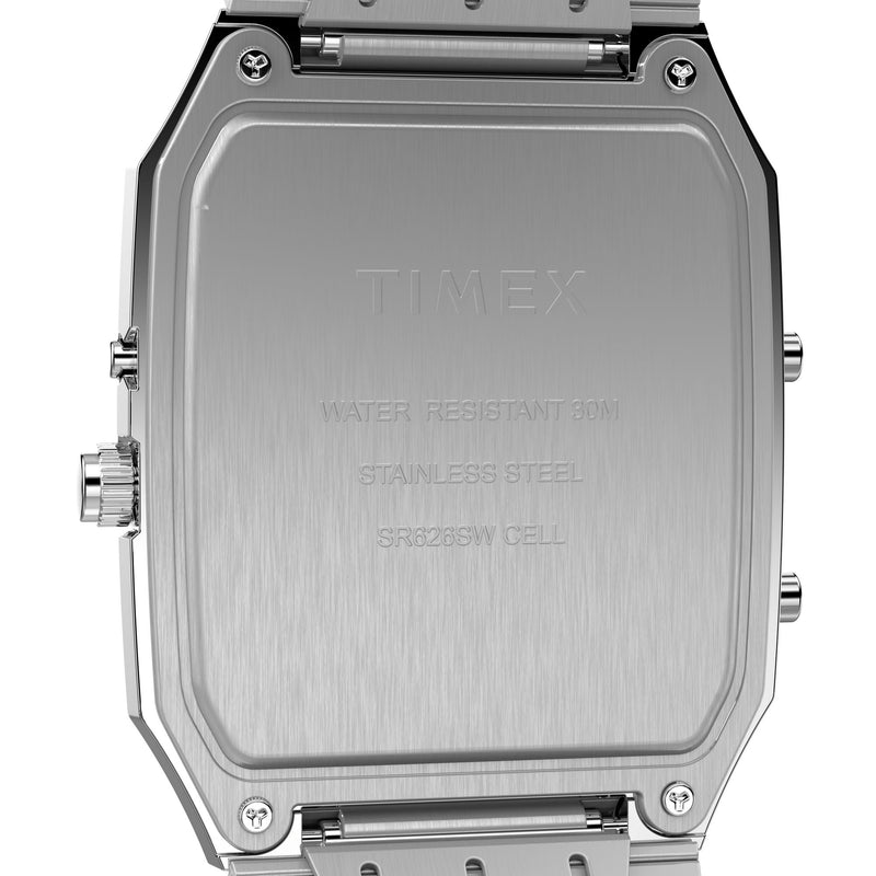 Timex Reissue Rectangle 21mm Black Dial Ana-Digital Men Watch - TW2Y05900UJ Watch Timex