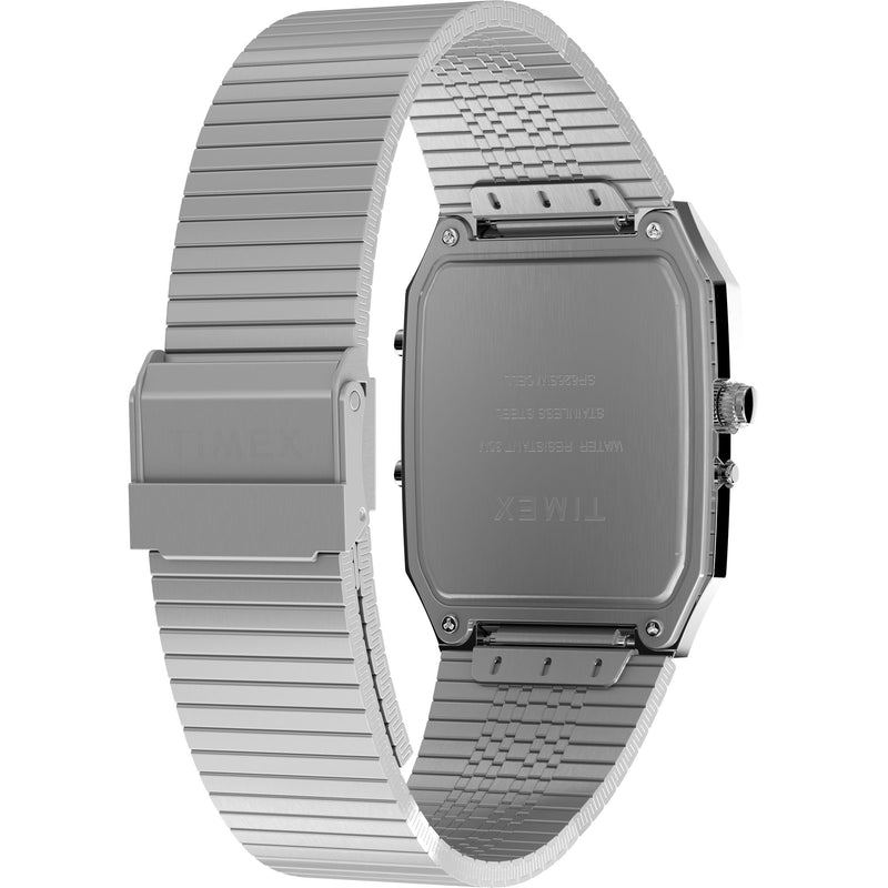 Timex Reissue Rectangle 21mm Black Dial Ana-Digital Men Watch - TW2Y05900UJ Watch Timex
