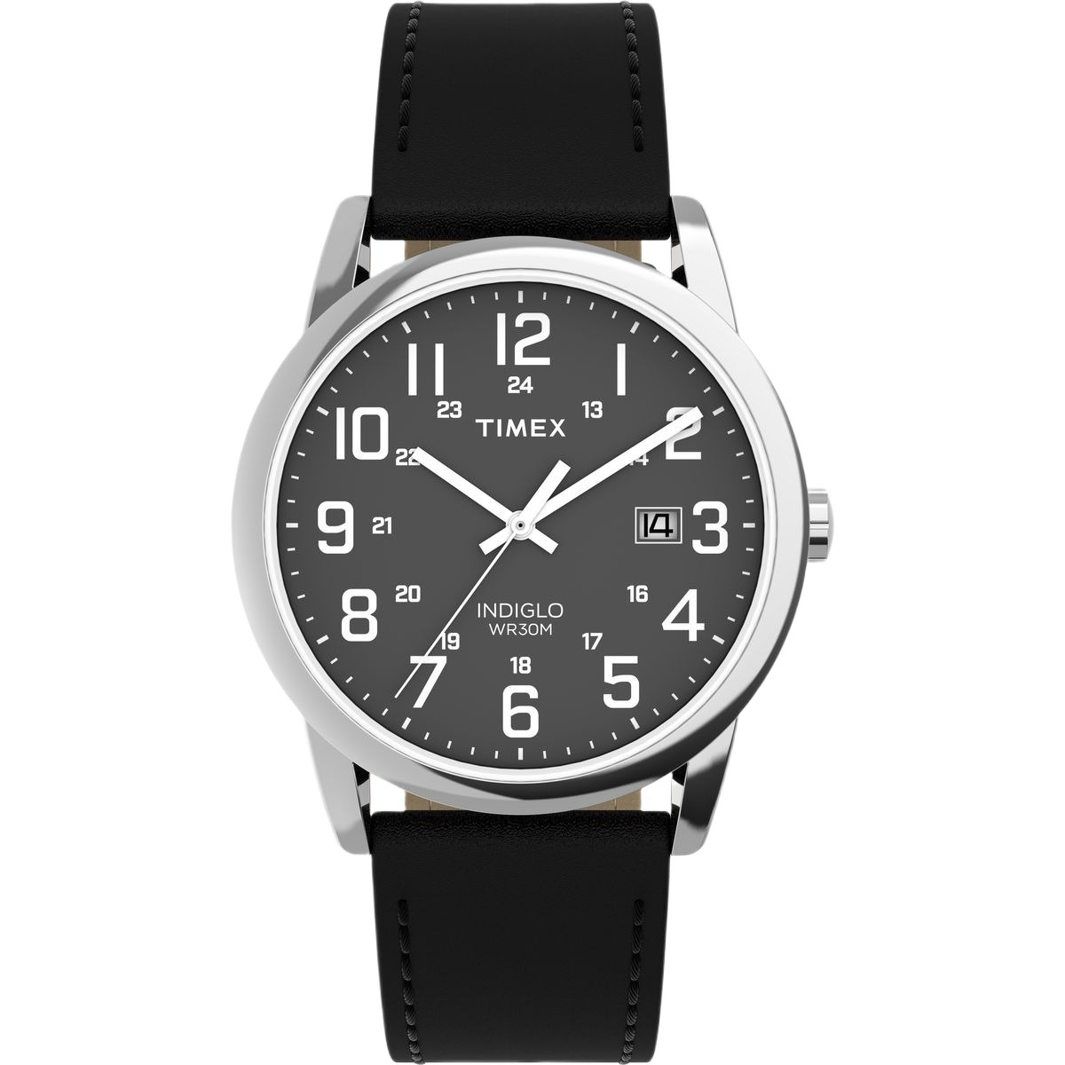 Timex Easy Reader Round 38mm Black Dial Analog Men Watch - TW2Y12800JQ