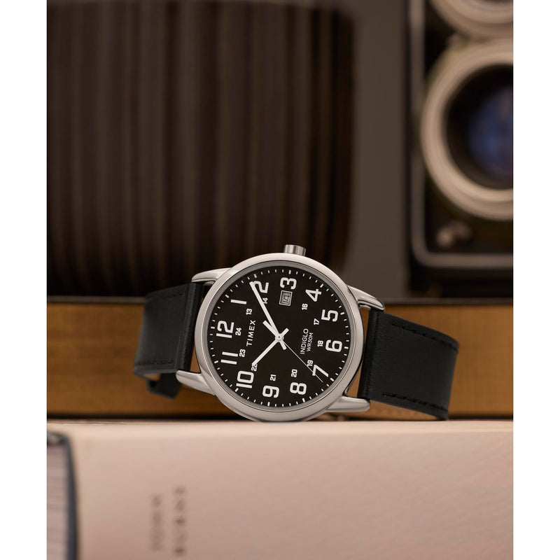 Timex Easy Reader Round 38mm Black Dial Analog Men Watch - TW2Y12800JQ Watch Timex