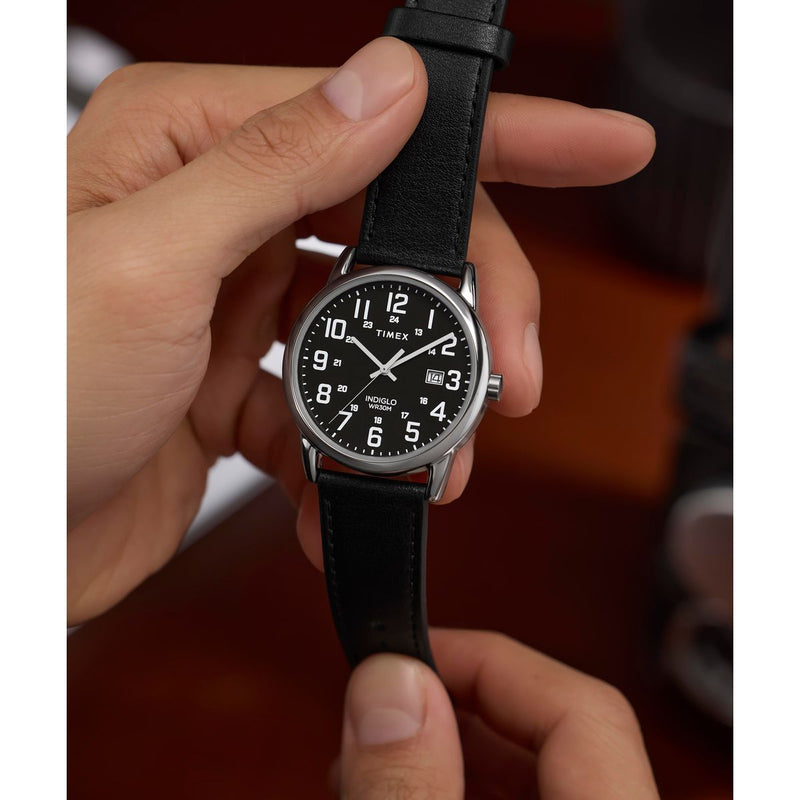 Timex Easy Reader Round 38mm Black Dial Analog Men Watch - TW2Y12800JQ Watch Timex